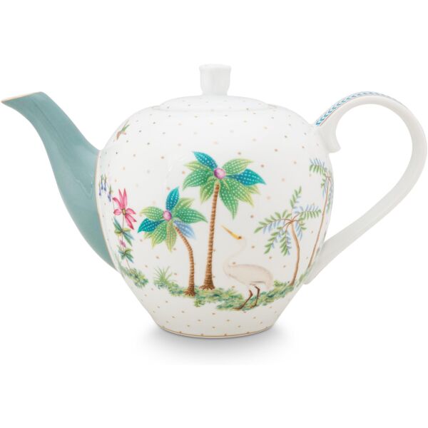 Jolie Küçük Beyaz Demlik 750 ml.