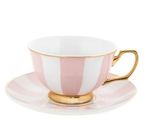 Teacup Blush Stripes