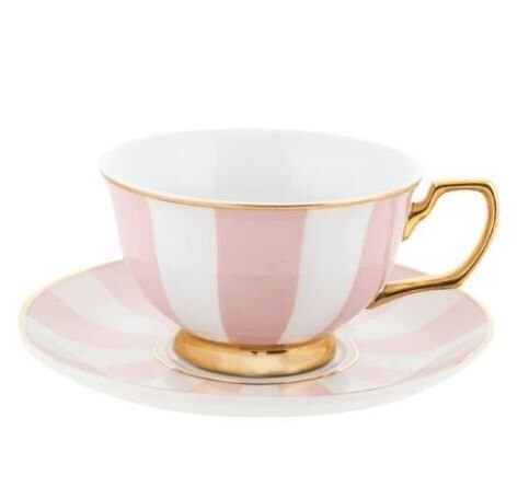 Teacup Blush Stripes