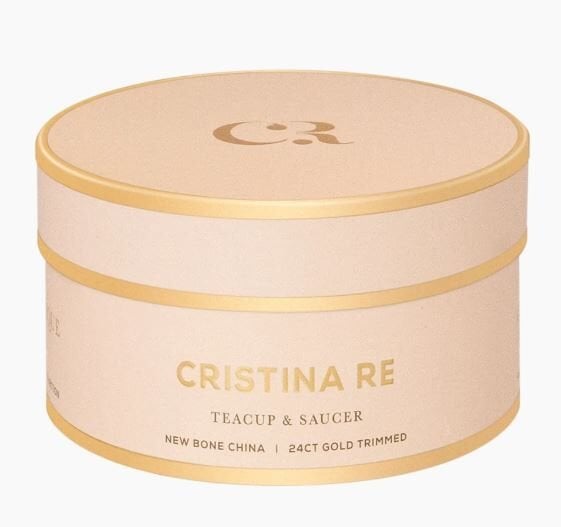 Teacup Polka Gold Blush