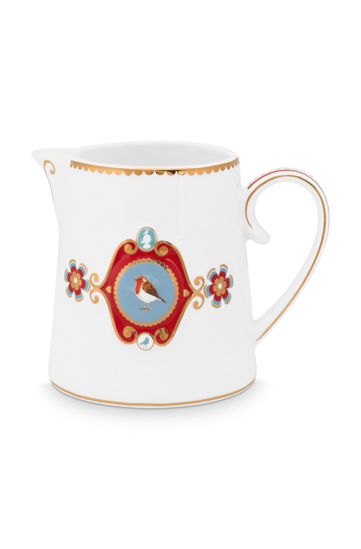 Love Bird Beyaz Madalyon Desenli Sürahi 900 ml