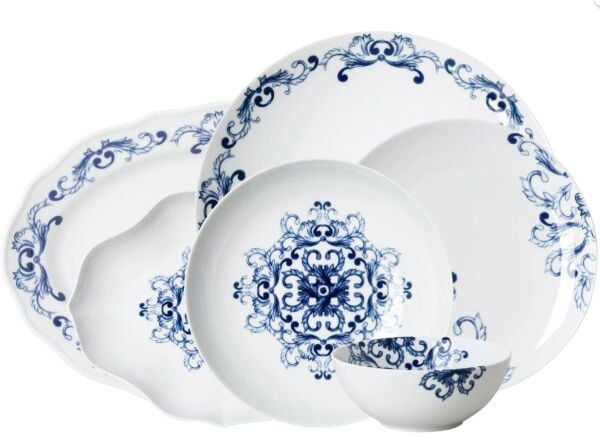 True Blue 51 Parça Yemek Takımı