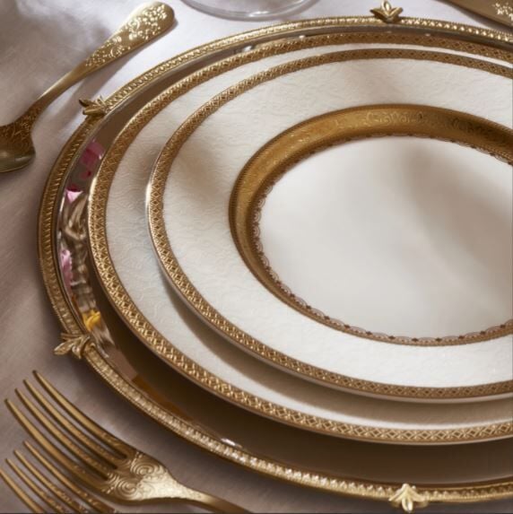 Weimar Claudia of Bohemia 63 Parça 12 Kişilik Yemek Takımı