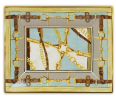 HORSES DİKDÖRTGEN MAVİ TABAK