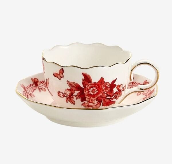 PRIMAVERA KIRMIZI 2'Lİ TURK KAHVESİ FİNCAN SETİ