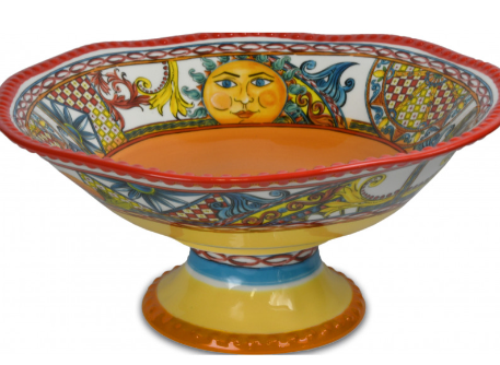 MIA BAROK AYAKLI BÜYÜK SERVİS TABAĞI 31 cm