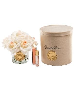 7 Gül Krem Pembe Gold Logo Oval Cam