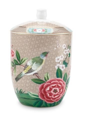 Blushing Birds Beyaz Küp 1500 ml