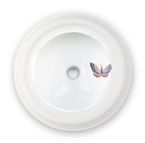 Blushing Birds Beyaz Küp 1500 ml