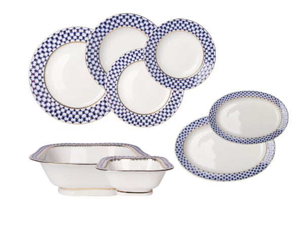 Dinner set 6/24 Youth Cobalt net