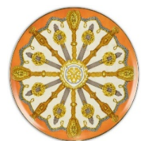 HORSES SUNUM TABAĞI TURUNCU 31 cm