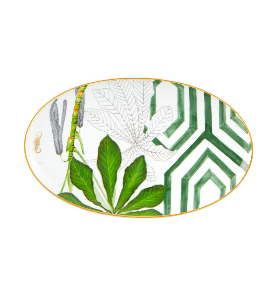 AMAZONIA Oval Servis Tabağı 29 cm