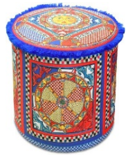 PUF MAVİ KIRMIZI - SOLE MIO