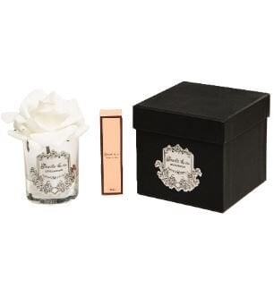 1 Gül Beyaz Gümüş Logo Oval Cam