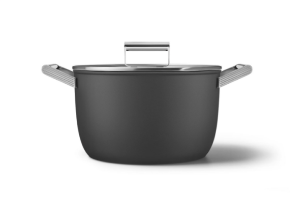 Coockware Siyah Tencere Cam Kapaklı 26 cm