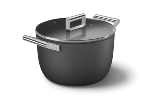 Coockware Siyah Tencere Cam Kapaklı 26 cm