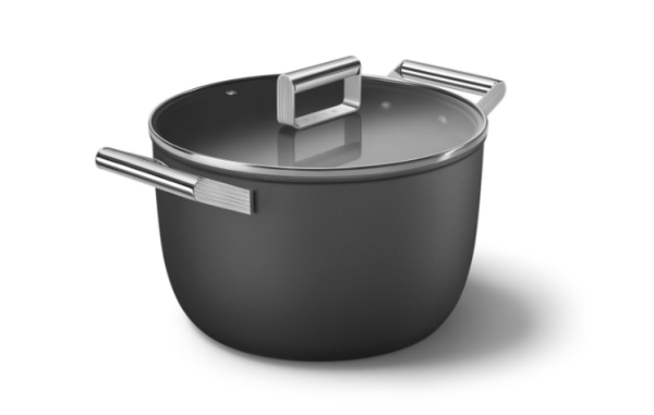 Coockware Siyah Tencere Cam Kapaklı 26 cm