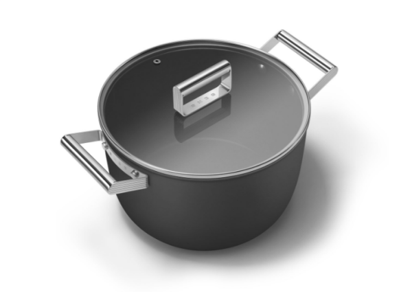 Coockware Siyah Tencere Cam Kapaklı 26 cm