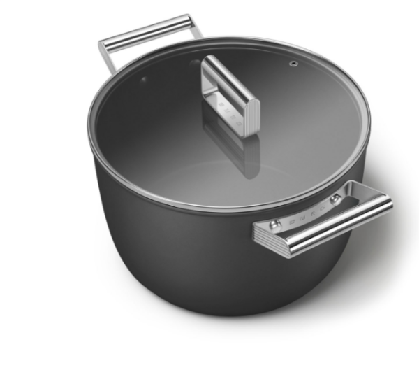 Coockware Siyah Tencere Cam Kapaklı 26 cm