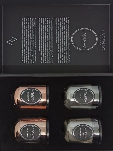 Ladenac Urban Senses GIFT BOX SET 4 Candles in jar 75gr