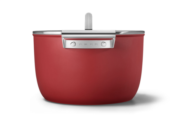 Coockware Kırmızı Tencere Cam Kapaklı 26 cm