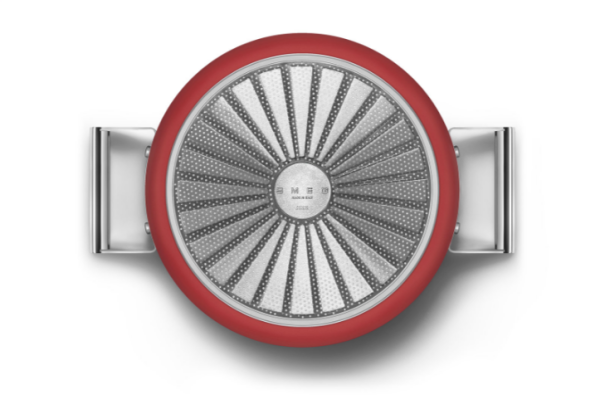 Coockware Kırmızı Tencere Cam Kapaklı 26 cm