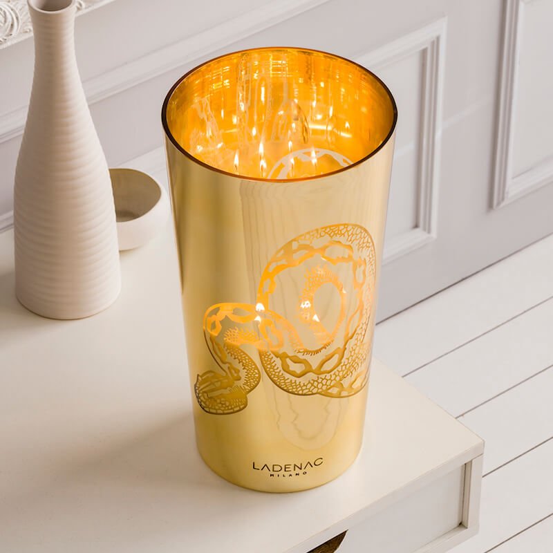 Ladenac Africa Gigante SNAKE candle in jar 8500gr
