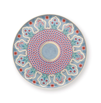 Flower Festival Mavi Mini Kek Standı 21 cm