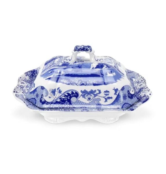 Blue Italian Kapaklı Sebze Tenceresi 30 cm