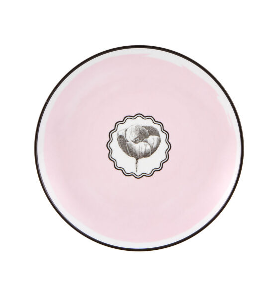 HERBARIAE Pembe Kahvaltı Tabağı 23 cm
