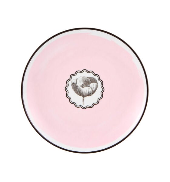 HERBARIAE Pembe Kahvaltı Tabağı 23 cm