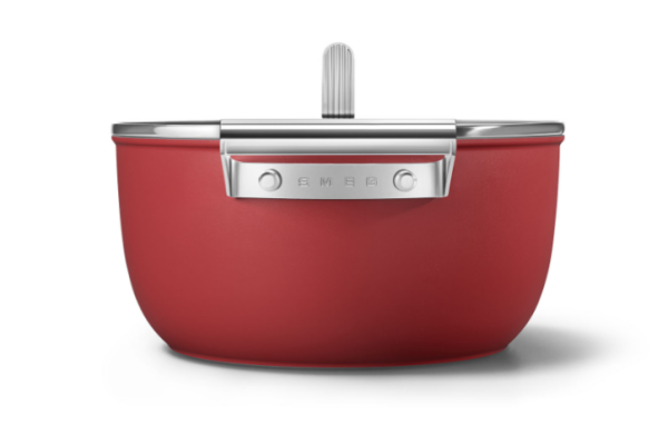 Coockware Kırmızı Tencere Cam Kapaklı 24 cm