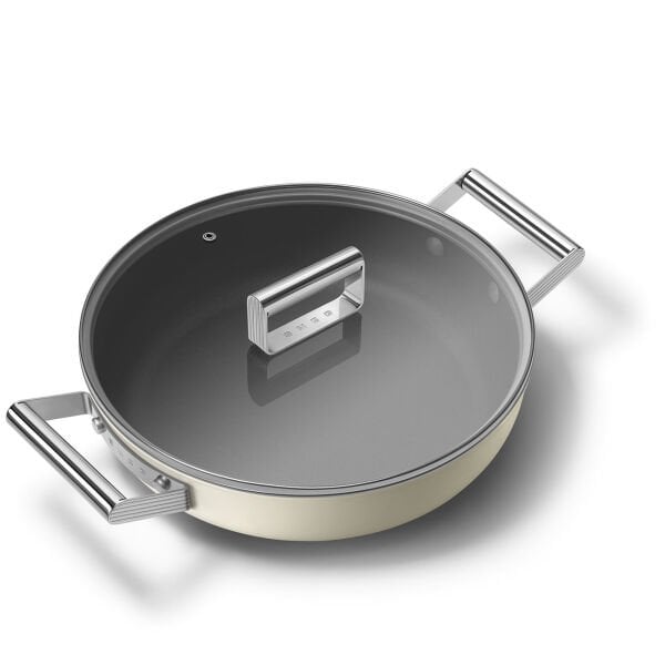 Cookware Siyah Pilav Tenceresi Cam Kapaklı 28 cm