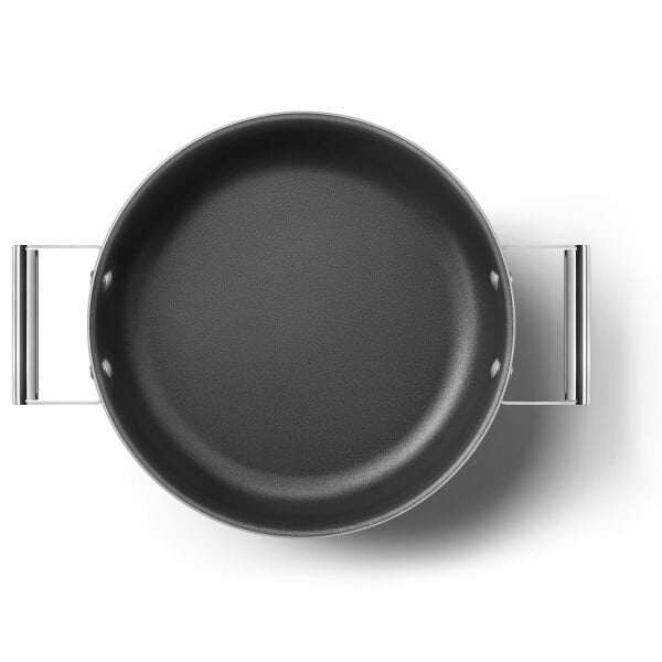 Cookware Siyah Pilav Tenceresi Cam Kapaklı 28 cm