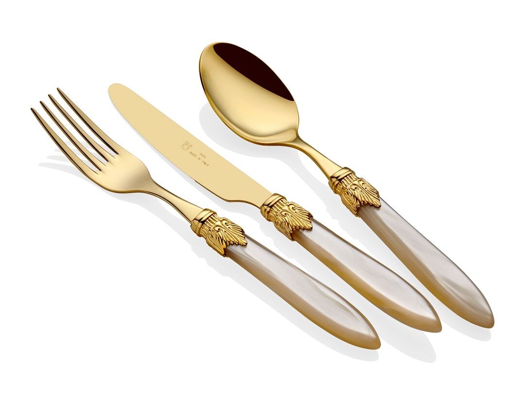 Laura Oro Kemik 75 Parça Çatal Bıçak Seti