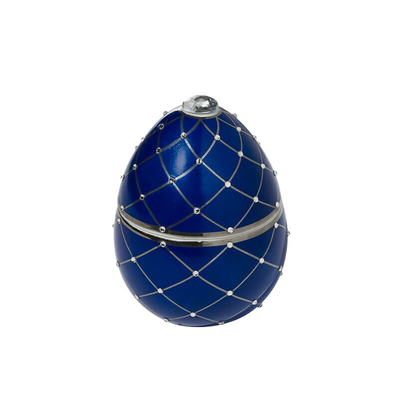 Ladenac Bois de Roussie Candle 220gr in ceramic DARK BLUE SILVER STRIP