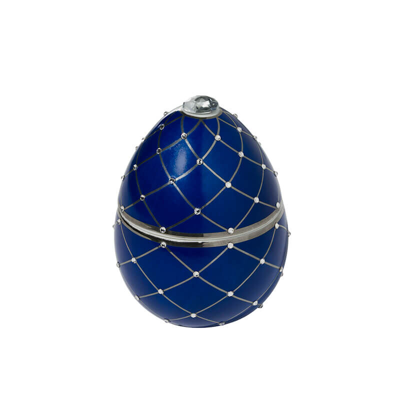 Ladenac Bois de Roussie Candle 220gr in ceramic DARK BLUE SILVER STRIP