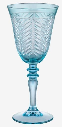 Turkuaz Cam Kadeh 270 Ml Lanza Collection by Chiara Alessi