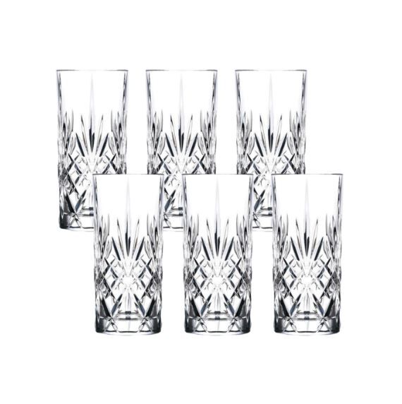 RCR Melodia 6'lı Meşrubat Bardağı Seti 360 ml