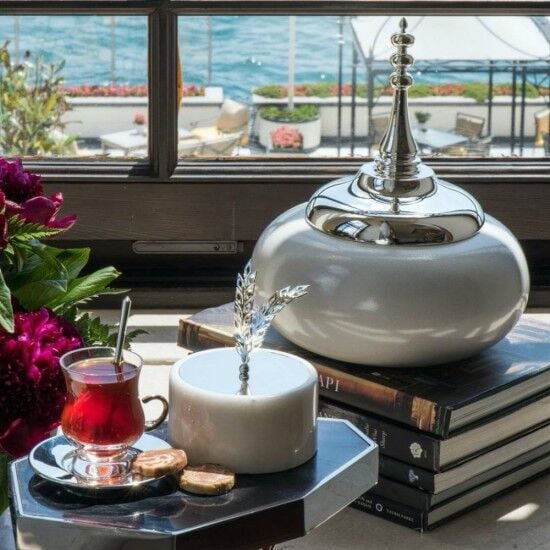 TİRYAKİ ÇAY TAKIMI GÜMÜŞ 2Lİ