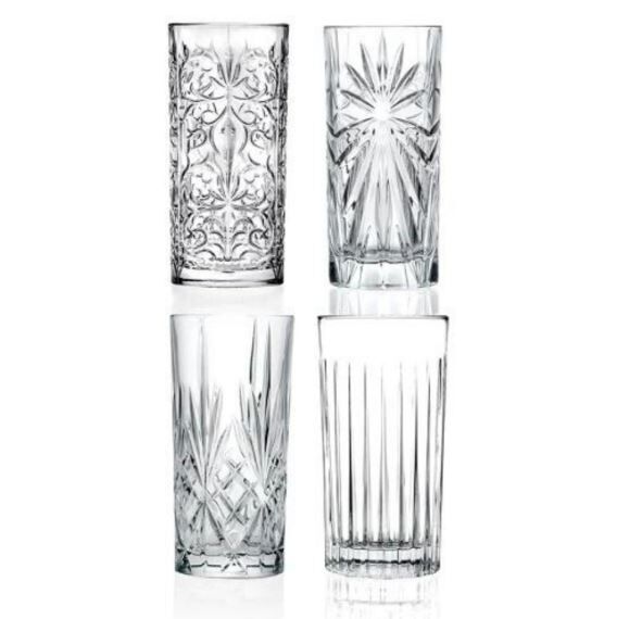 RCR Mixology 4'lü Meşrubat Bardağı Seti 360 ml