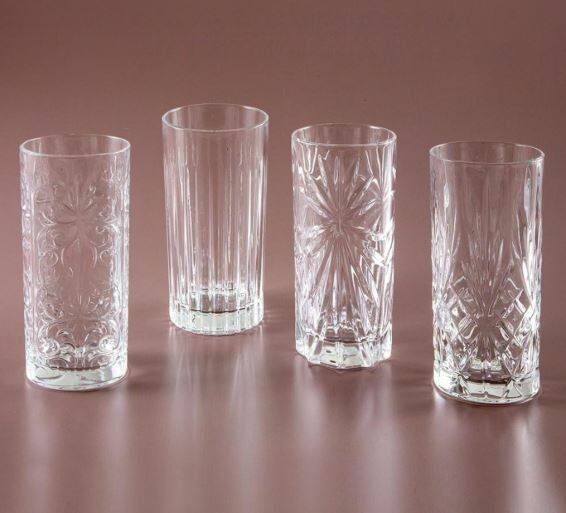 RCR Mixology 4'lü Meşrubat Bardağı Seti 360 ml