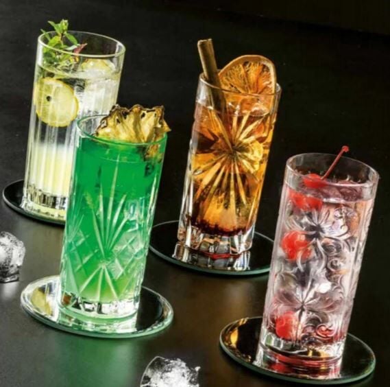RCR Mixology 4'lü Meşrubat Bardağı Seti 360 ml