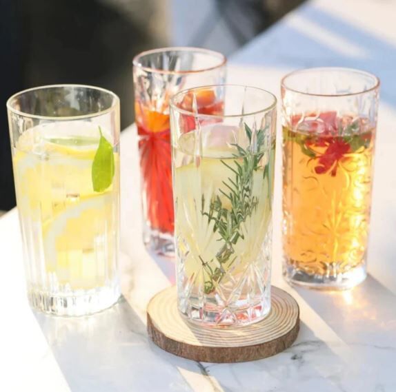 RCR Mixology 4'lü Meşrubat Bardağı Seti 360 ml