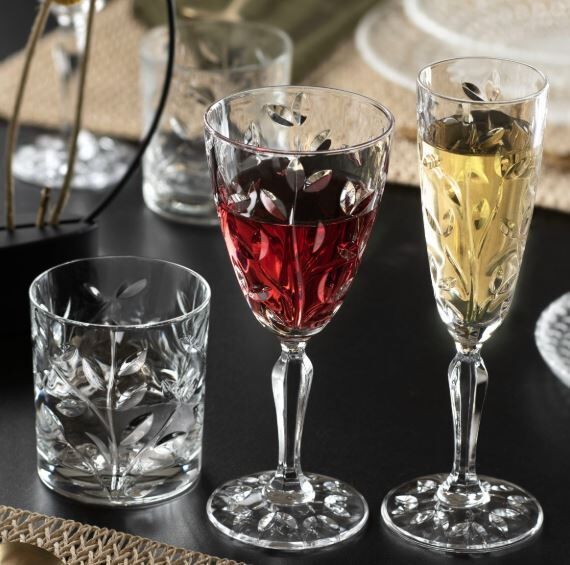 RCR Laurus 6’lı Su Bardağı Seti 330 ml