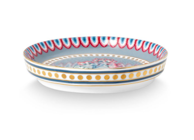 Flower Festival Mavi Çay Tabağı 9 cm