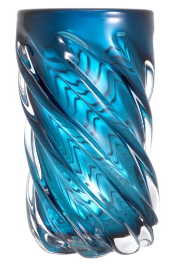 Vase Angelito L blue