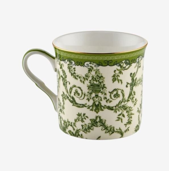 Yeşil Porselen Kupa 300 Ml