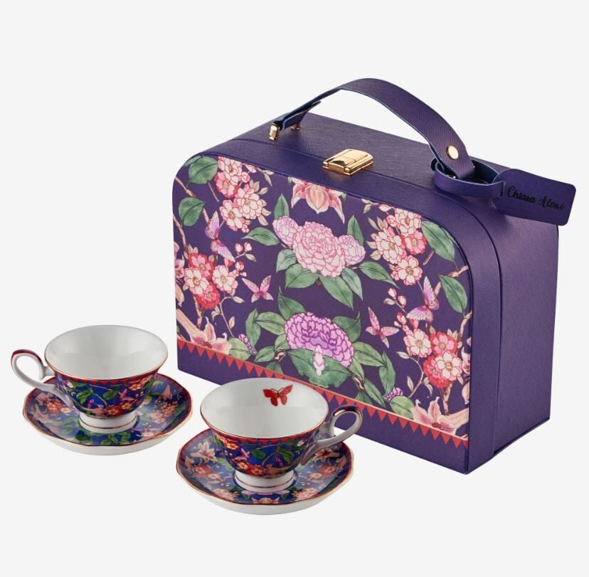 Mavi Porselen Kahve Fincan Seti 90 Ml