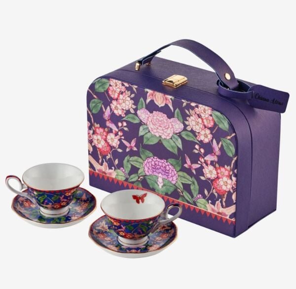 Mavi Porselen Kahve Fincan Seti 90 Ml